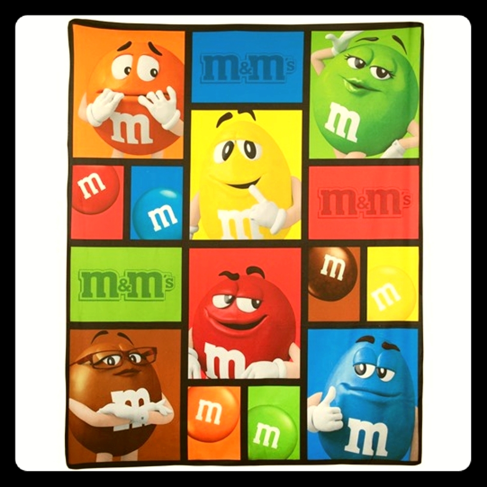 M&M throw